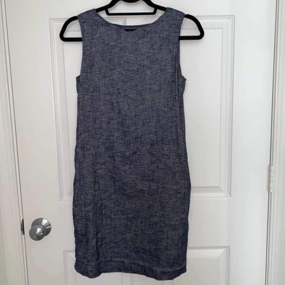 Theory Deep Denim Tierra Wash Dress (size 00)